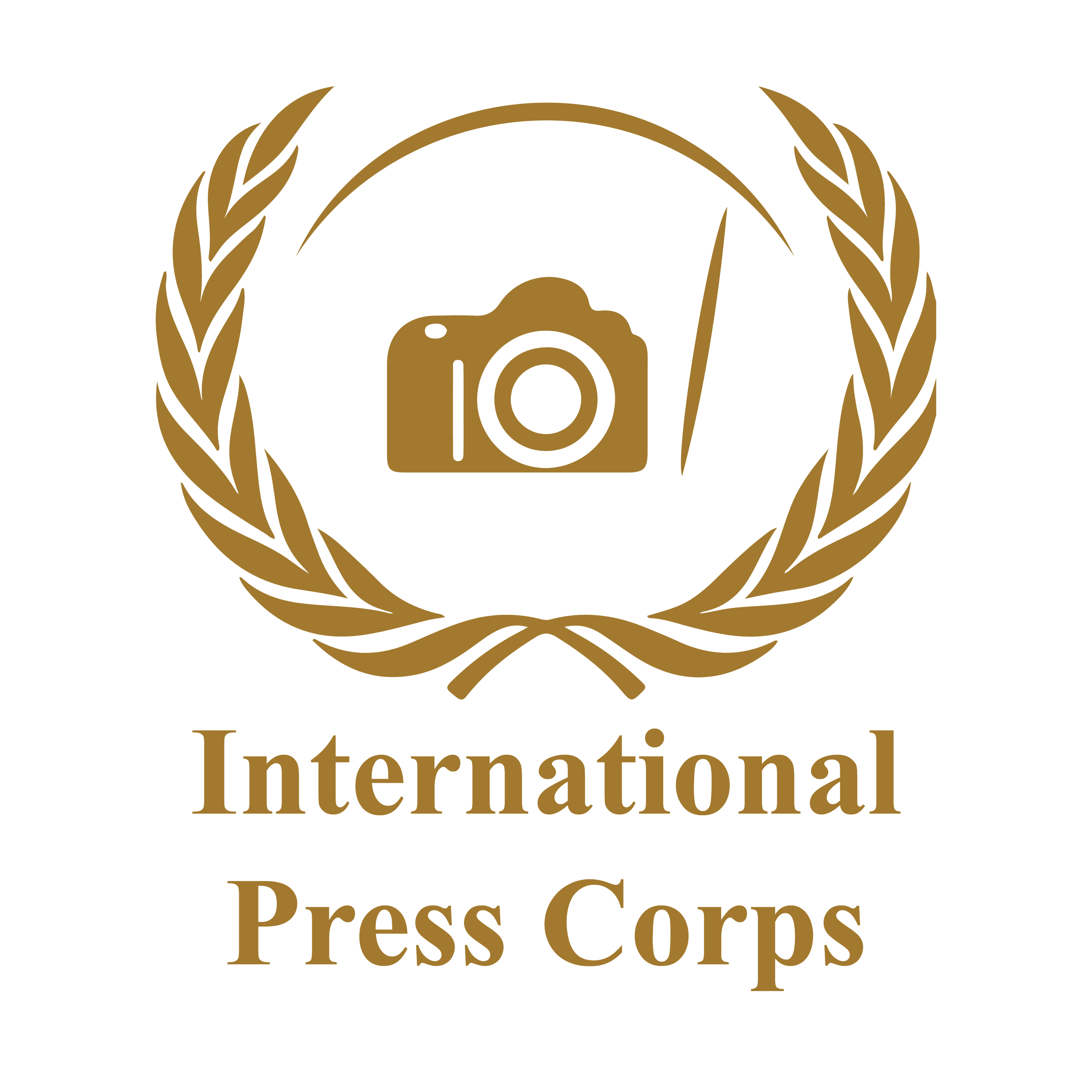International Press Corps emblem