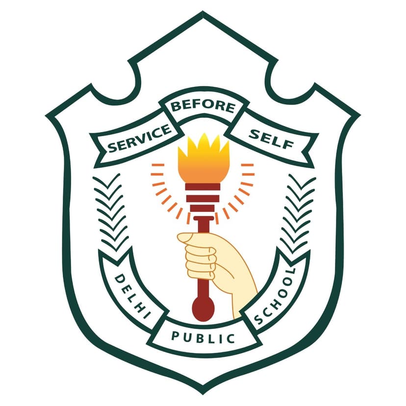 Delhi Public School crest — Service Before Self